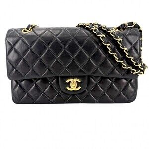 Chanel Matelassé 25 Shoulder Bag for Women, Double Chain, Flap, Bag, Crossbod...